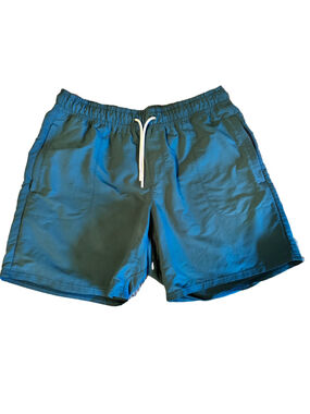 Men's All in Motion Swim Trunks Size M Green